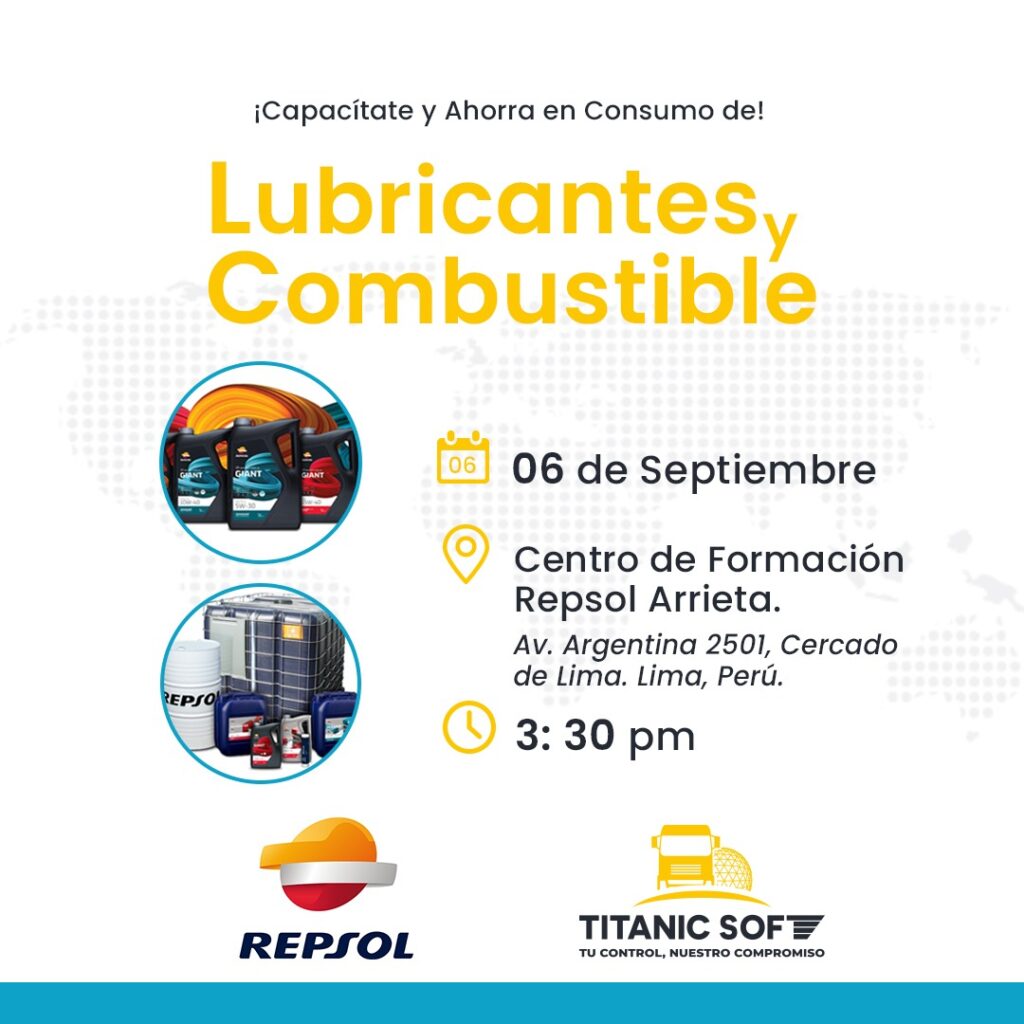 control de combustibles y lubricantes